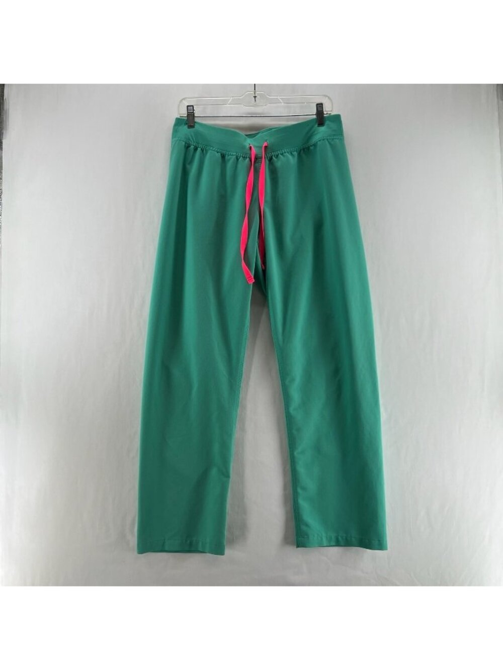 FIGS Livingston Straight Leg Scrub Pants Womens M Medical Surgical Uniform Green